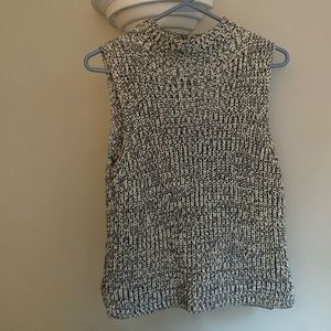 Madewell Sleeveless Mock-neck Sweater